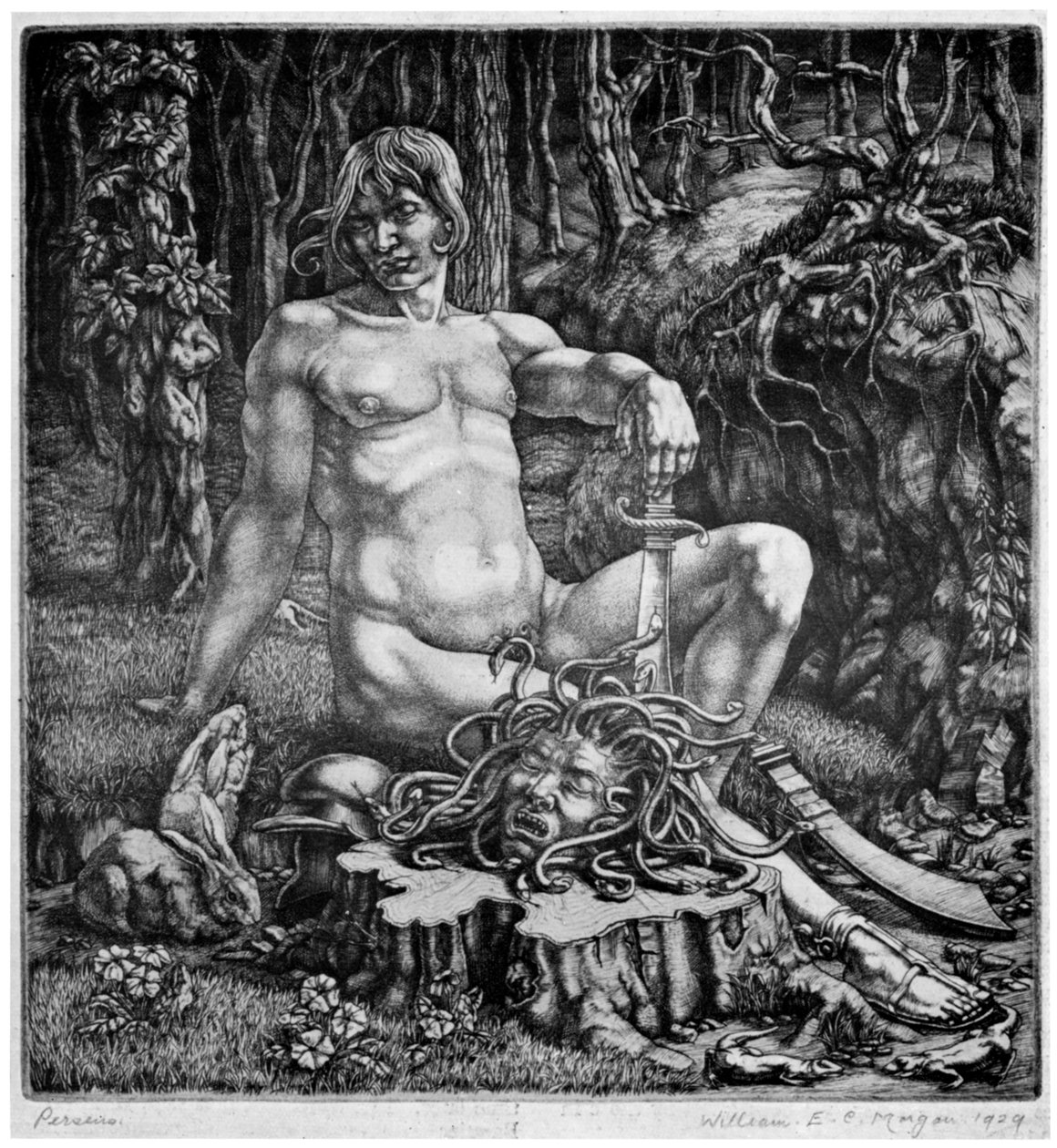 Perseus door William EC Morgan