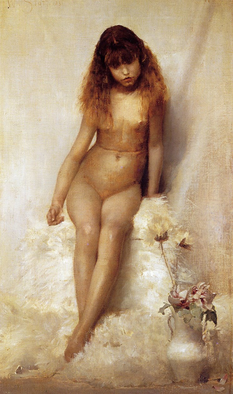 Wilde bloem, 1881 door William Edward Stott