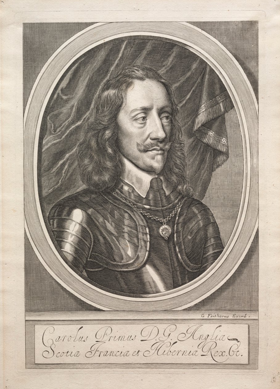 Karel I door William Faithorne