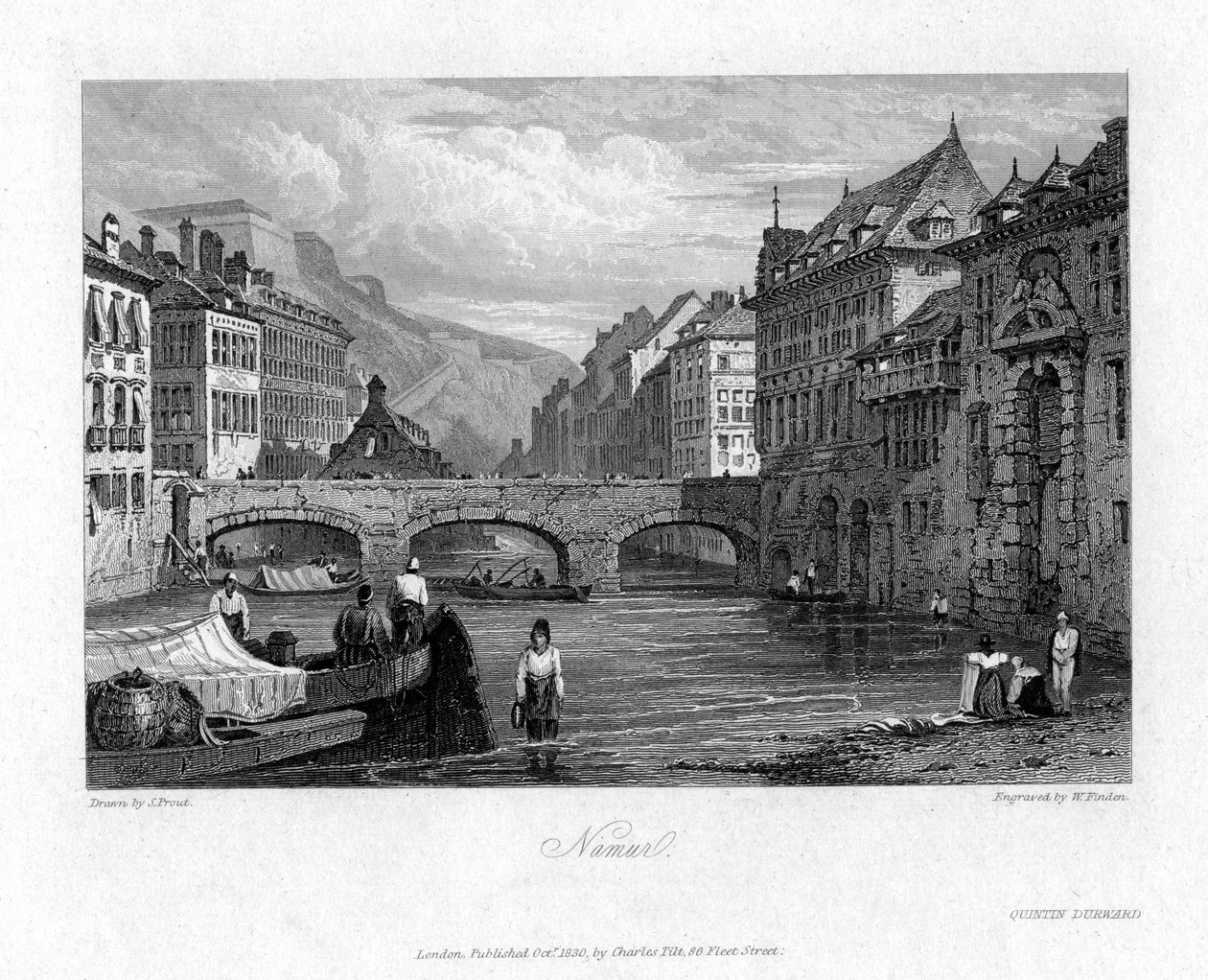 Namen, België, 1830 door William Finden