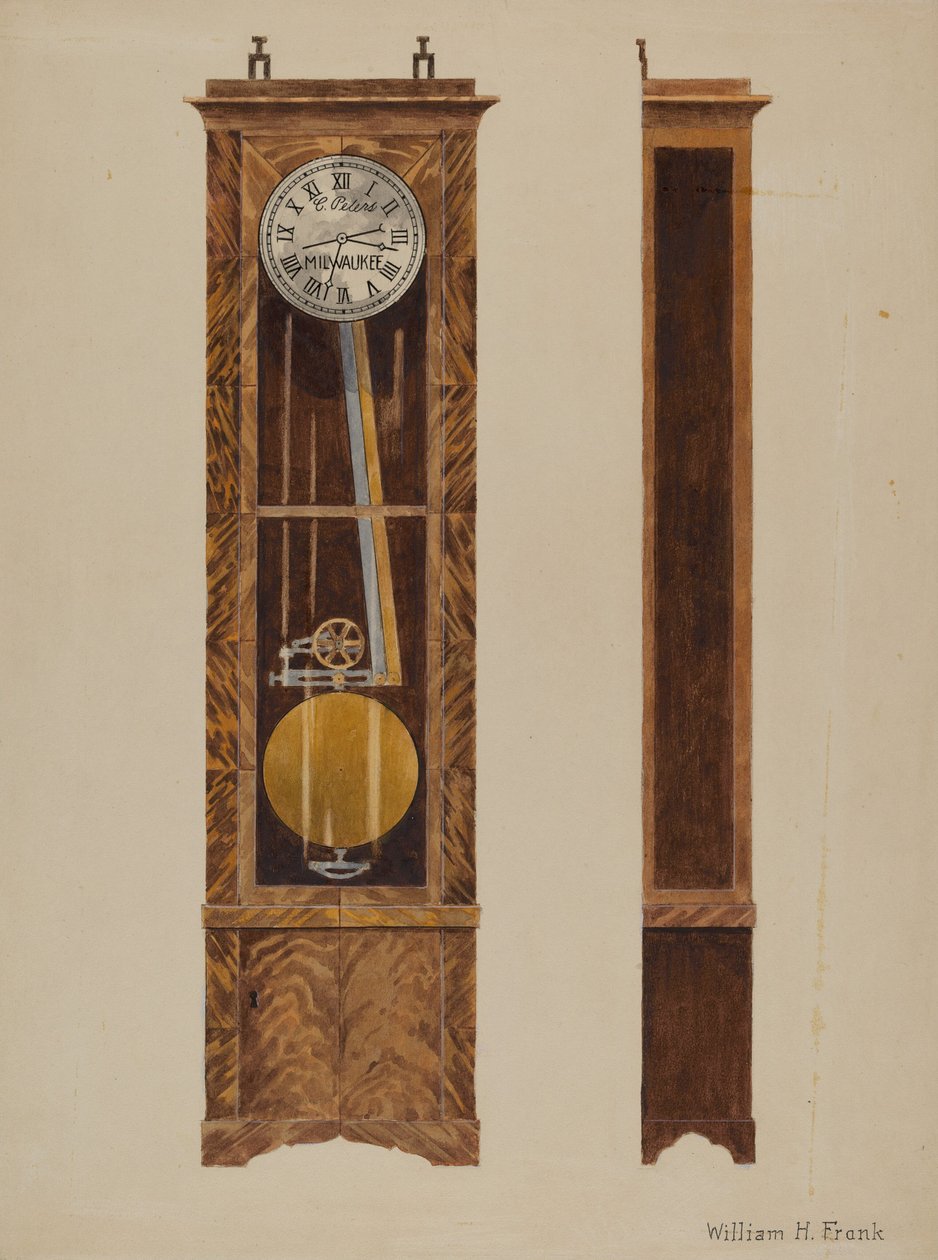 Klok Chronometer, 1941 door William Frank