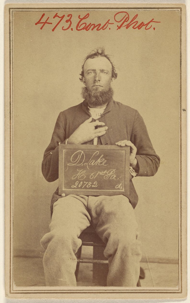 [D. Lake, slachtoffer burgeroorlog]. door William H. Bell