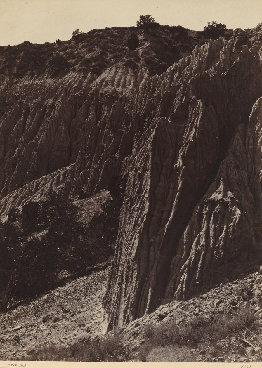 Regenbeeldhouwwerk, Salt Creek Canon, Utah door William H. Bell