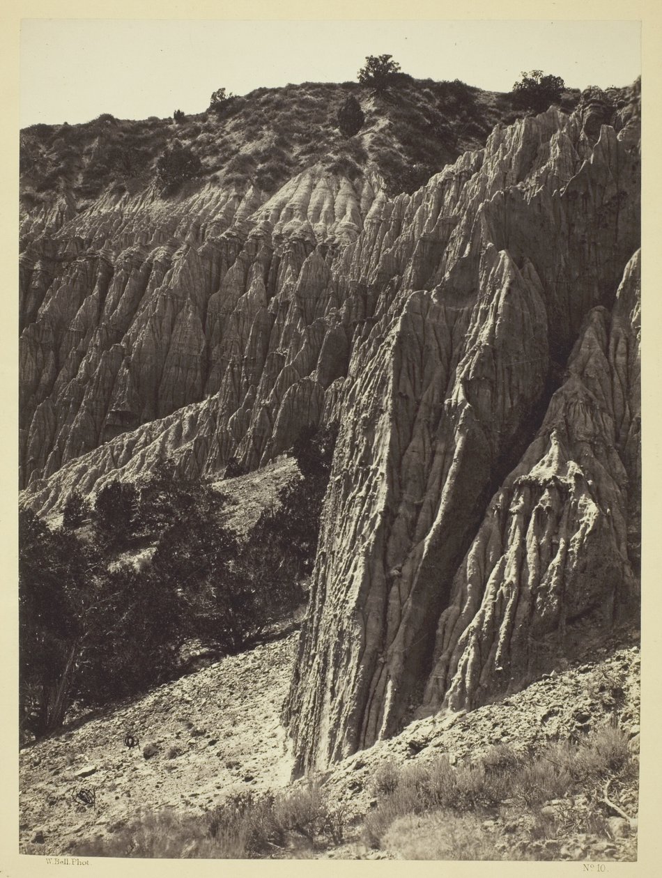 Regenbeeldhouwwerk, Salt Creek Canon, Utah door William H. Bell