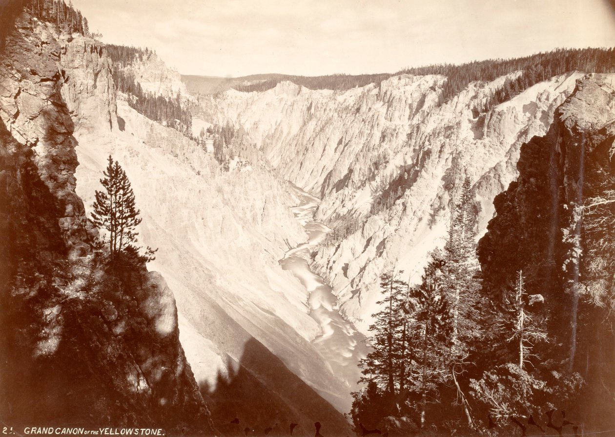 Nationaal park Yellowstone door William H. Jackson