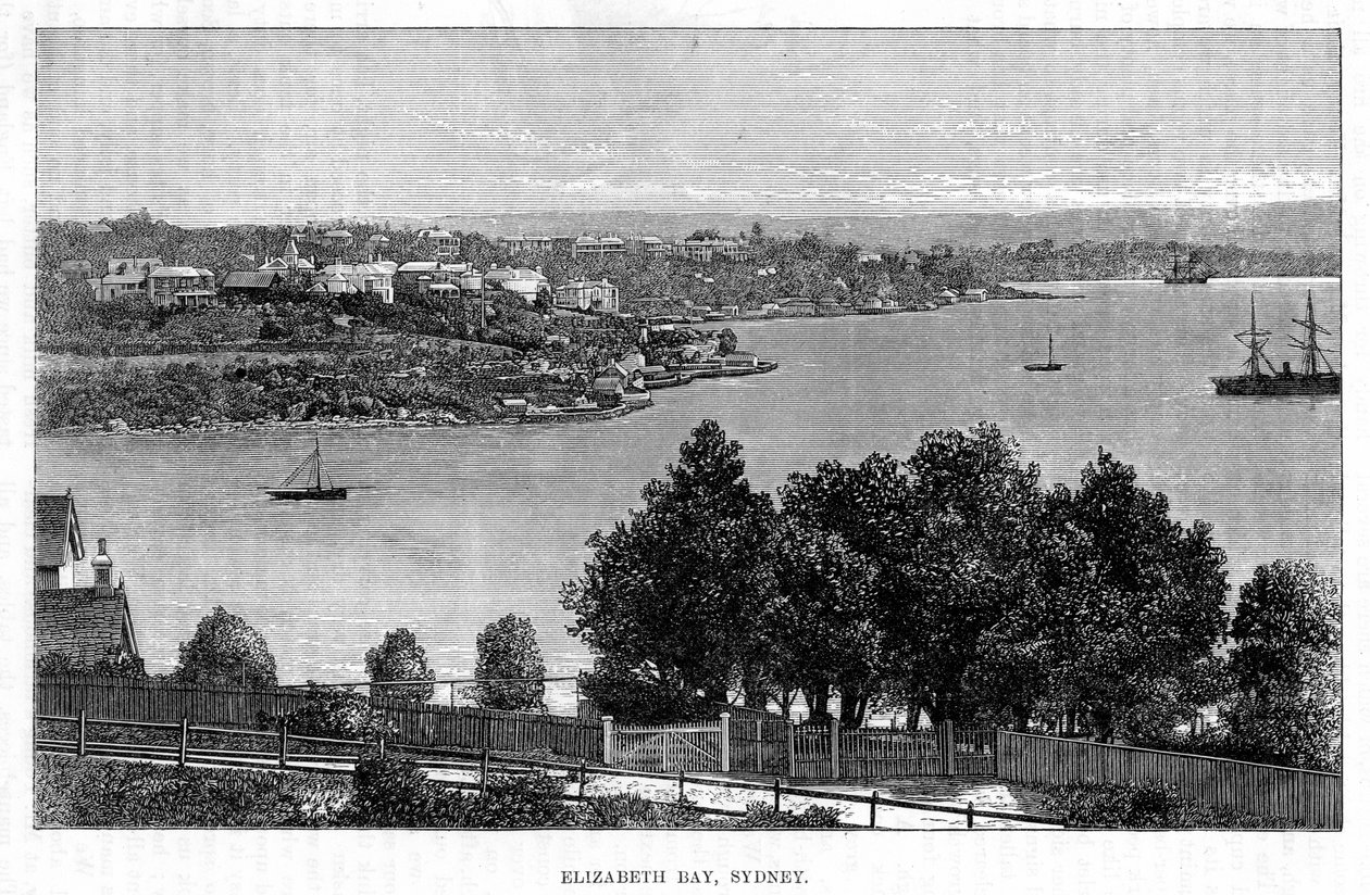 Elizabeth Bay, Sydney door William Hatherell
