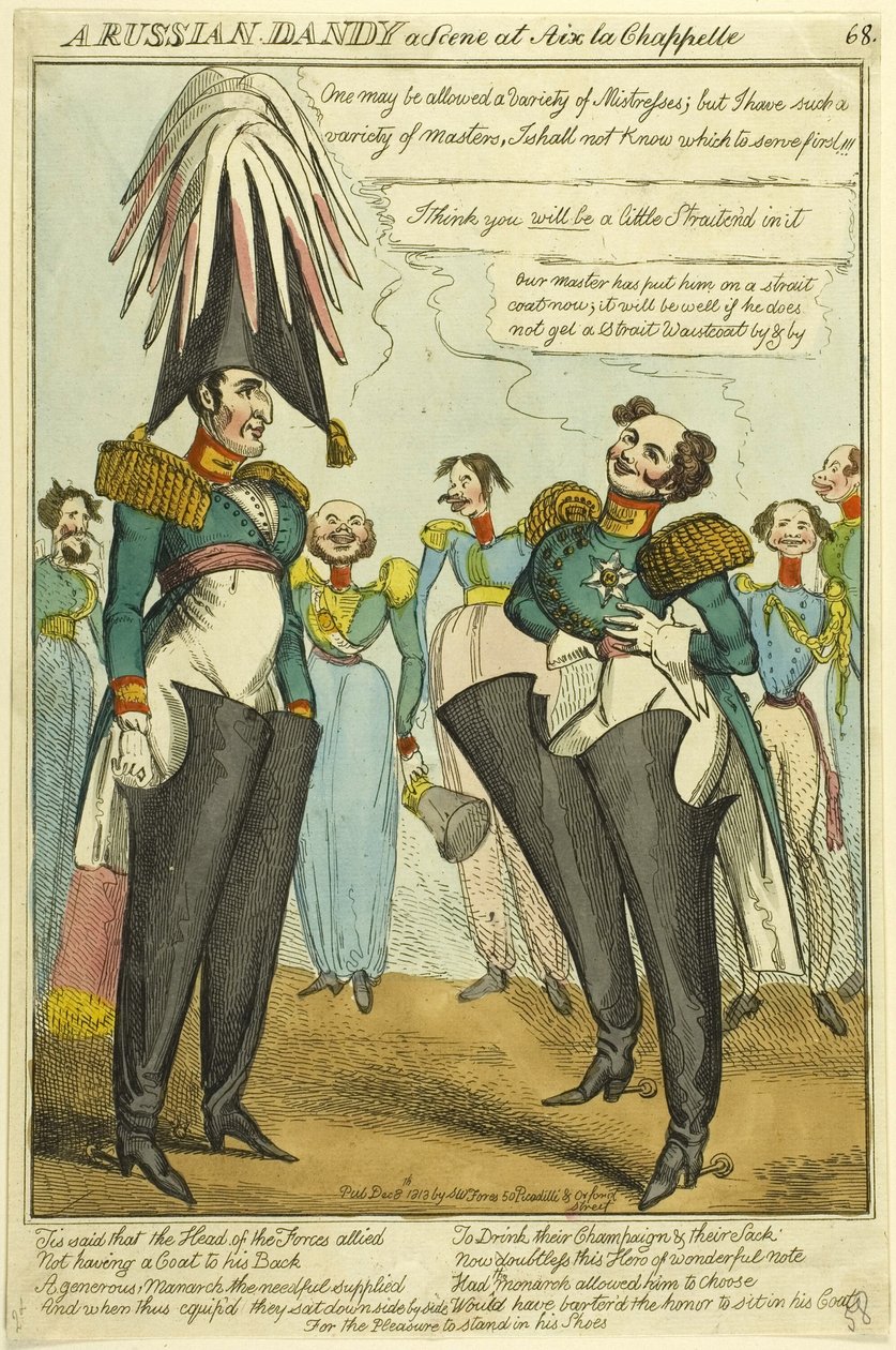 Een Russische dandy door William Heath