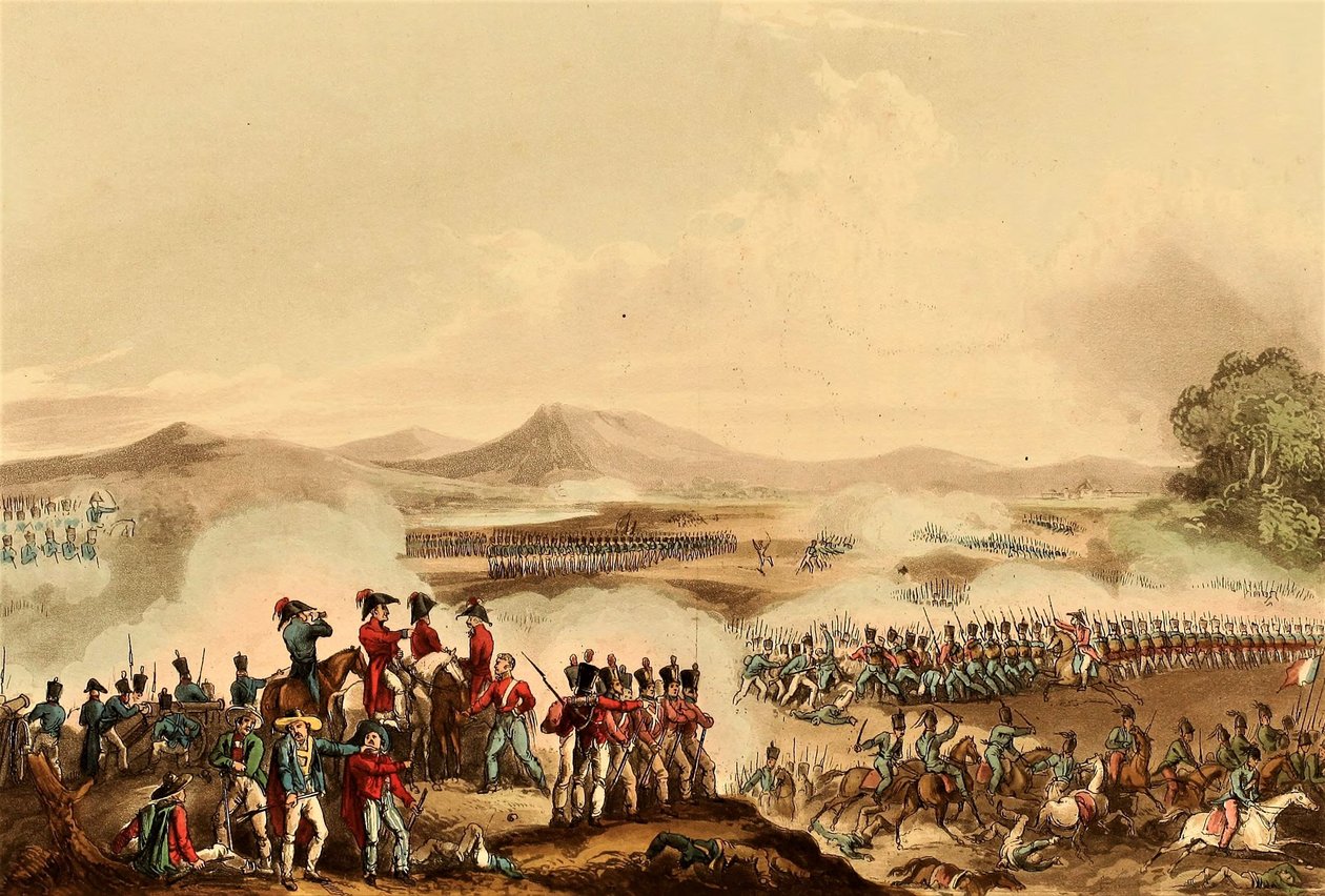 Slag bij Talavera, 28 juli 1809 door William Heath