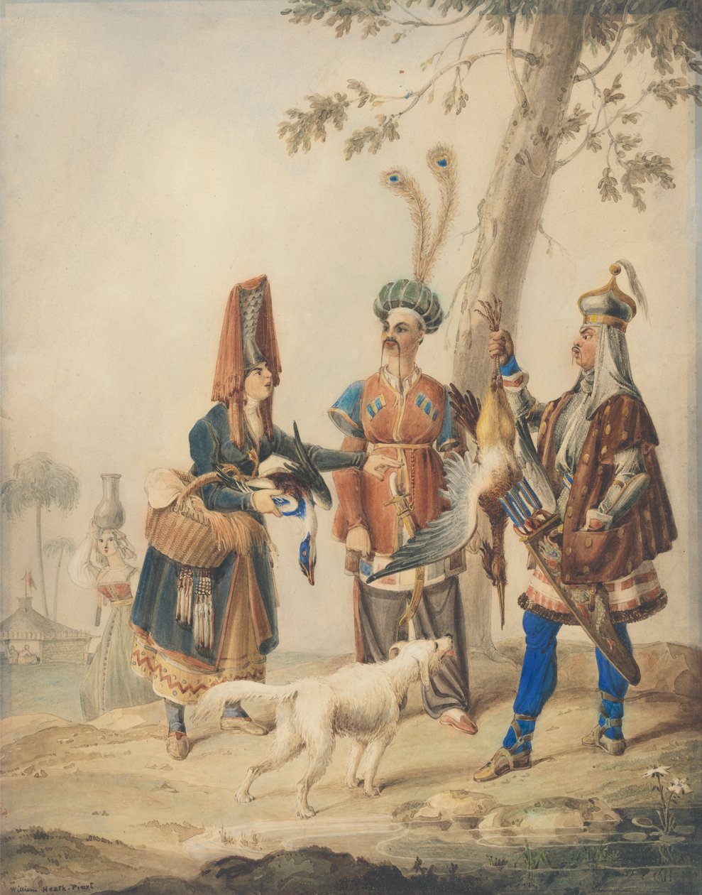 Circassiërs door William Heath