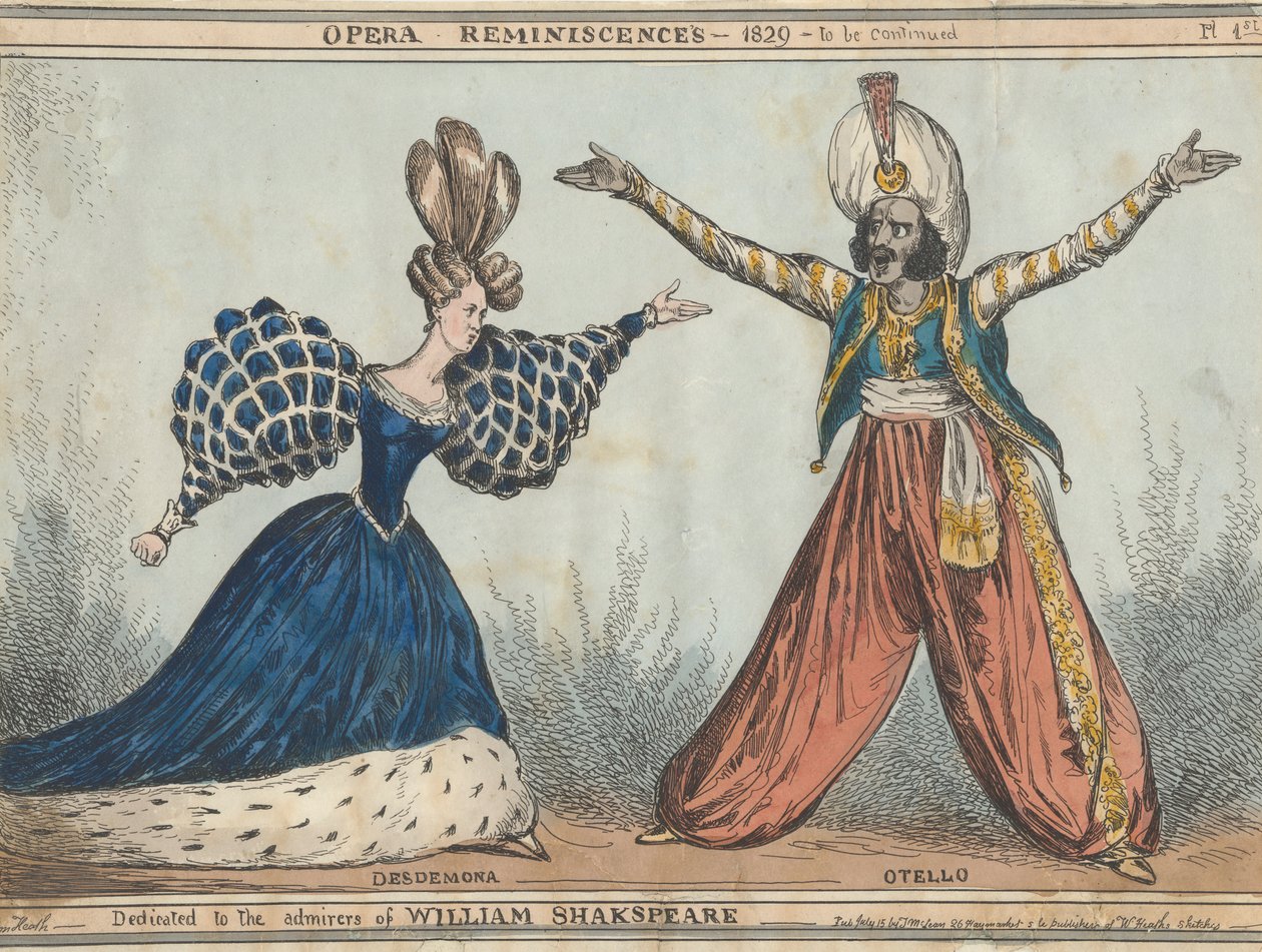 Opera Herinneringen: Desdemona en Othello door William Heath