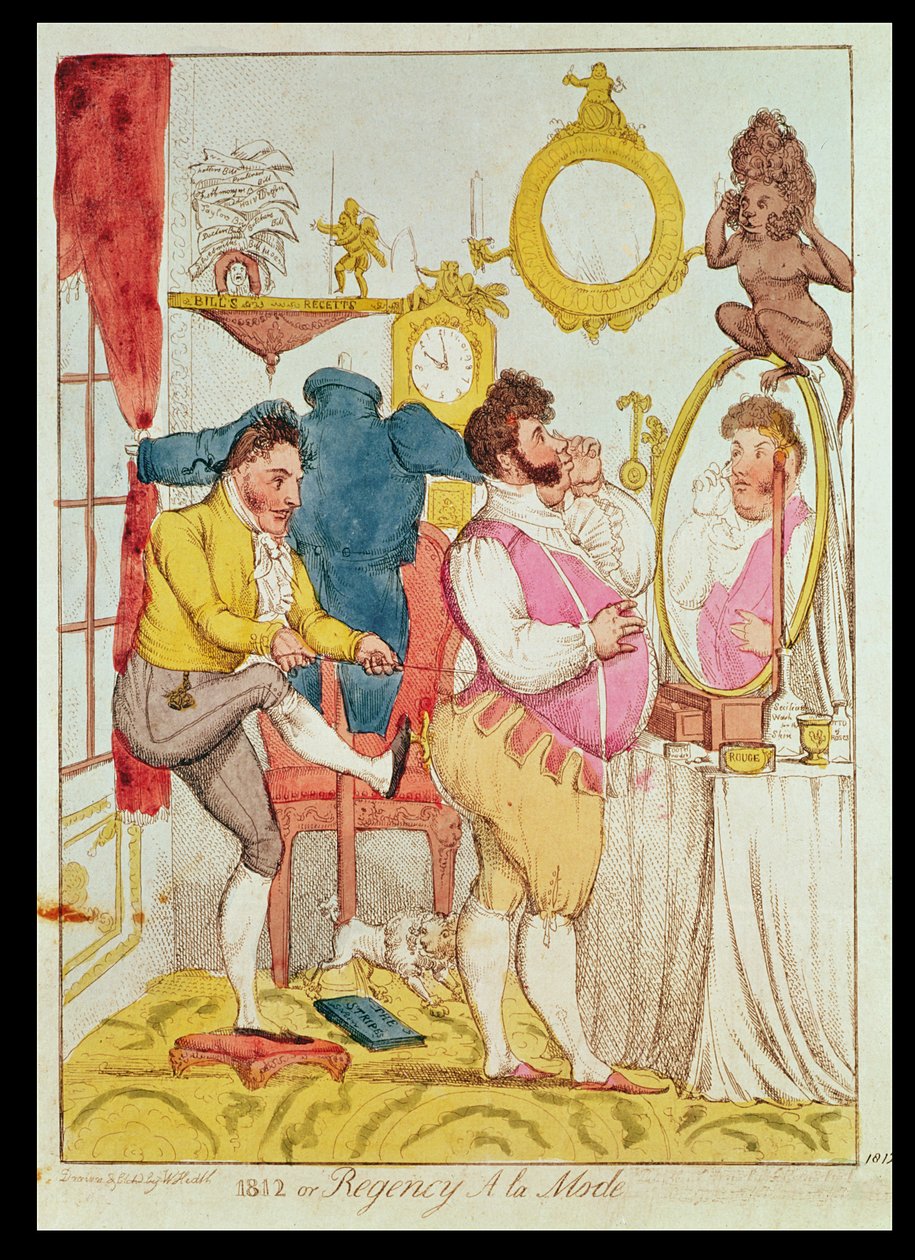 Regency a la Mode, cartoon door William Heath