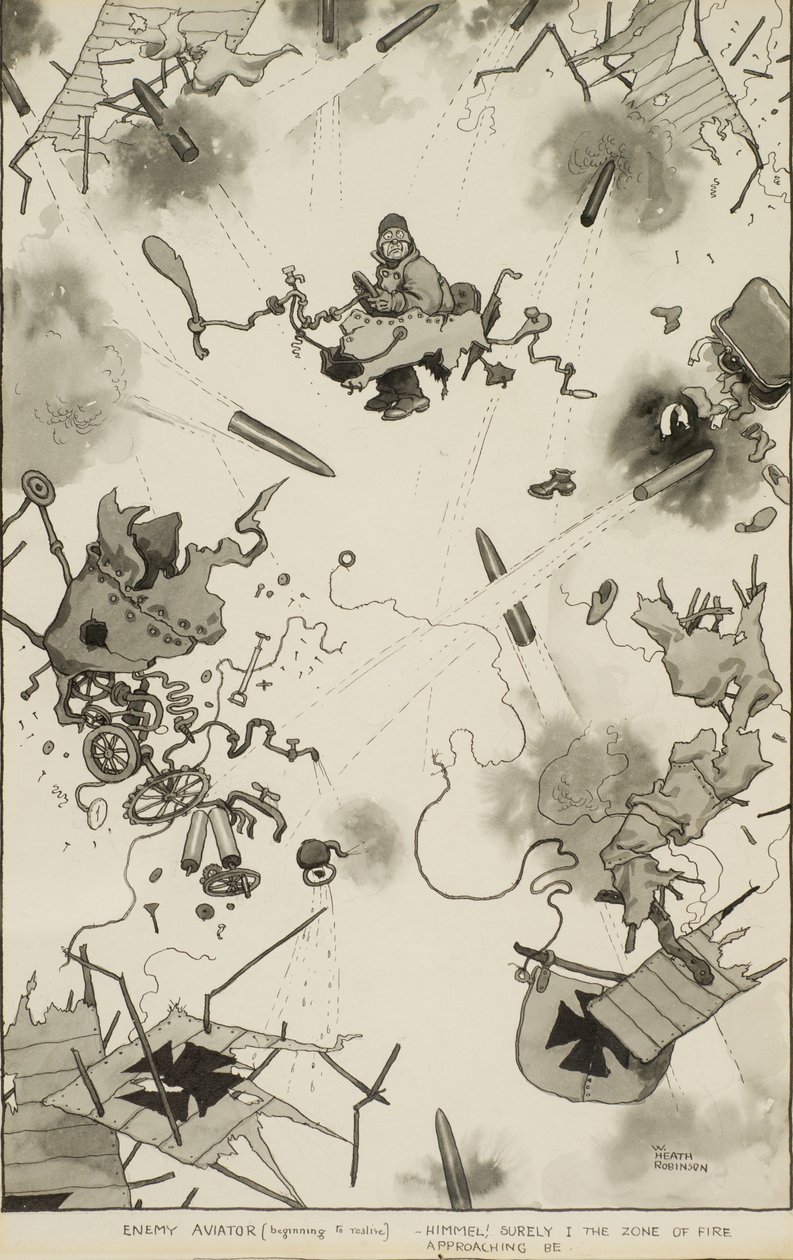 Een Mooie Conclusie, circa 1918 door William Heath Robinson