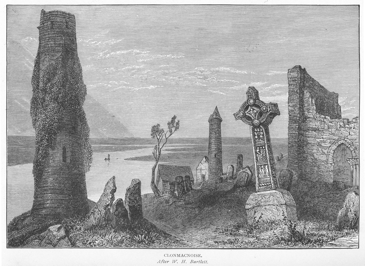Clonmacnoise door William Henry Bartlett