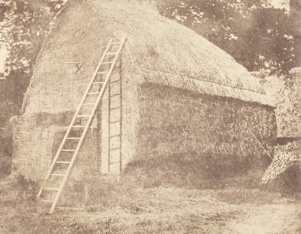 Hooiberg,1844 (foto) door William Henry Fox Talbot