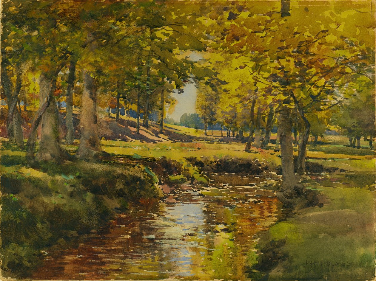 Herfst in de weiderand door William Henry Holmes