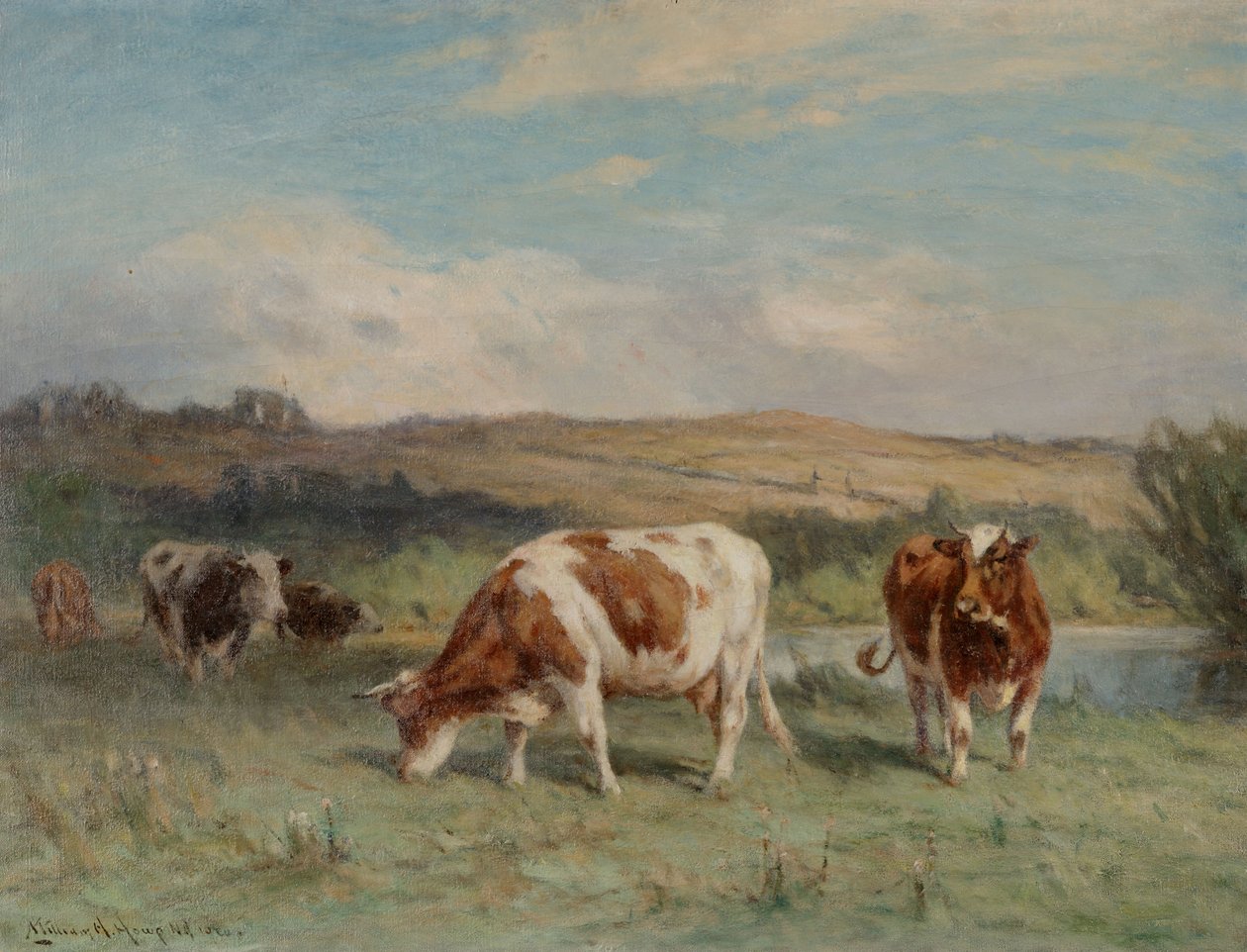 Lyme Weiden, 1920 door William Henry Howe