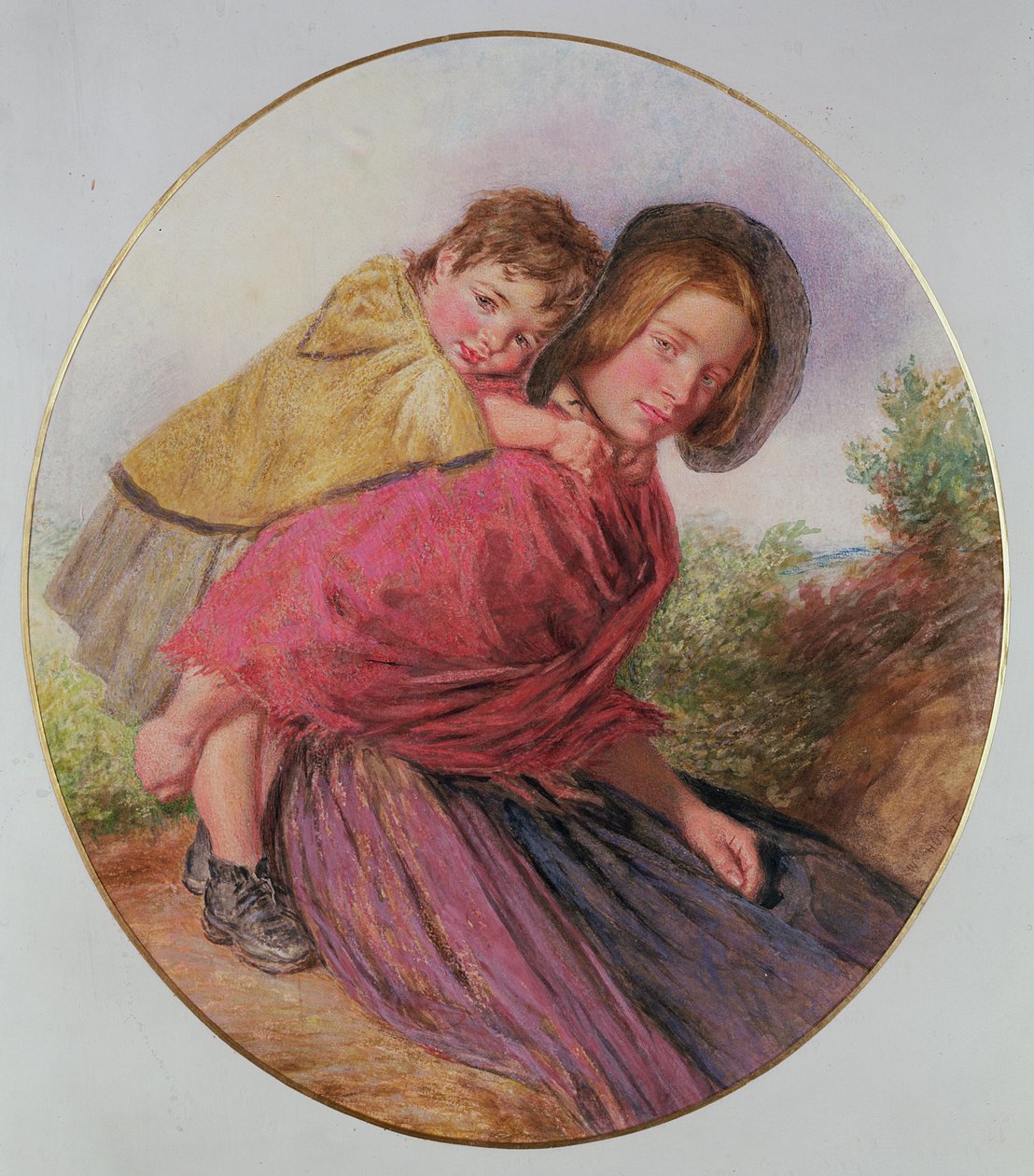 Moeder en kind door William Henry Hunt