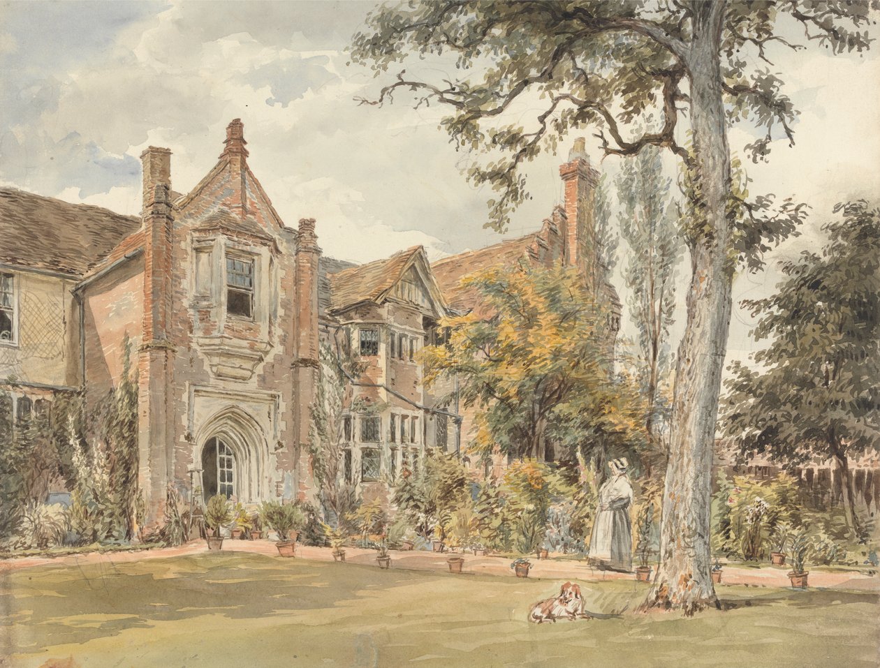 Het lezinghuis, Watford door William Henry Hunt