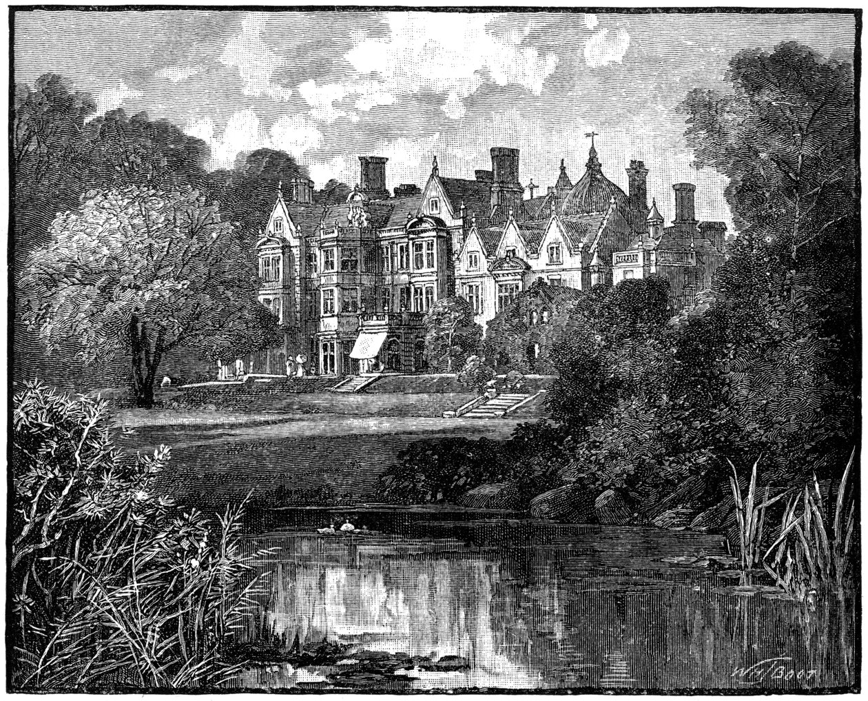 Sandringham House, Norfolk, 1900 door William Henry James Boot