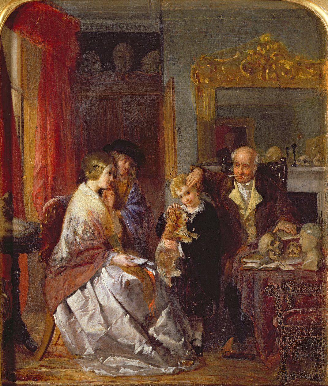 De Frenoloog, c.1852 door William Henry Knight