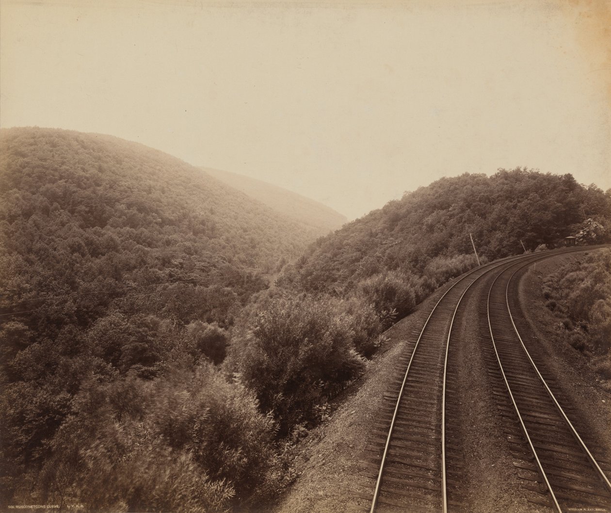 Musconetcong Bocht, ca. 1895 (foto) door William Herman Rau