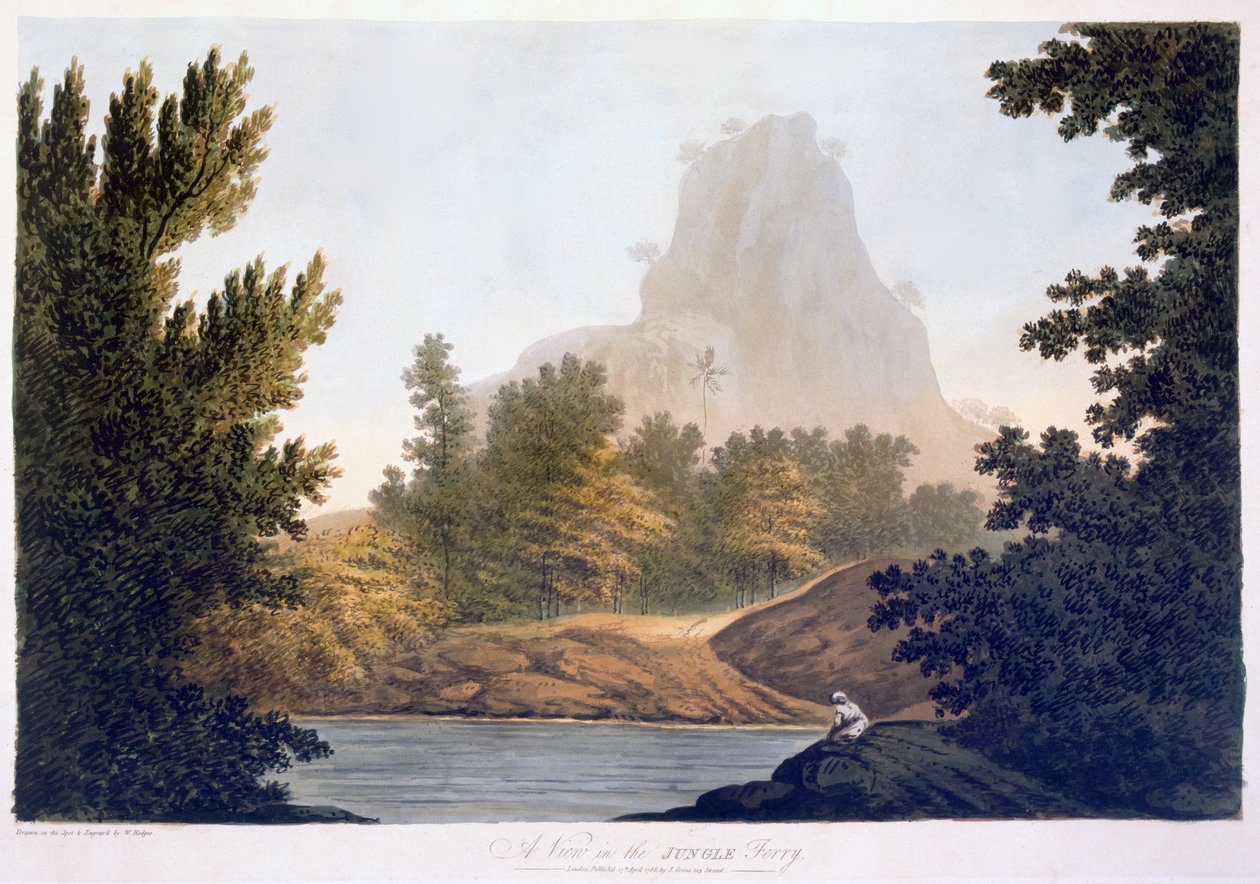 Uitzicht op de jungle, 1788 door William Hodges