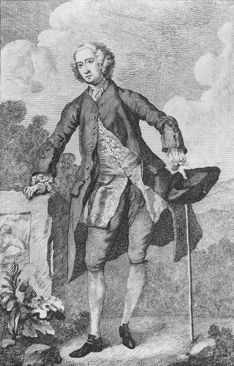 Gustavus Hamilton door William Hogarth
