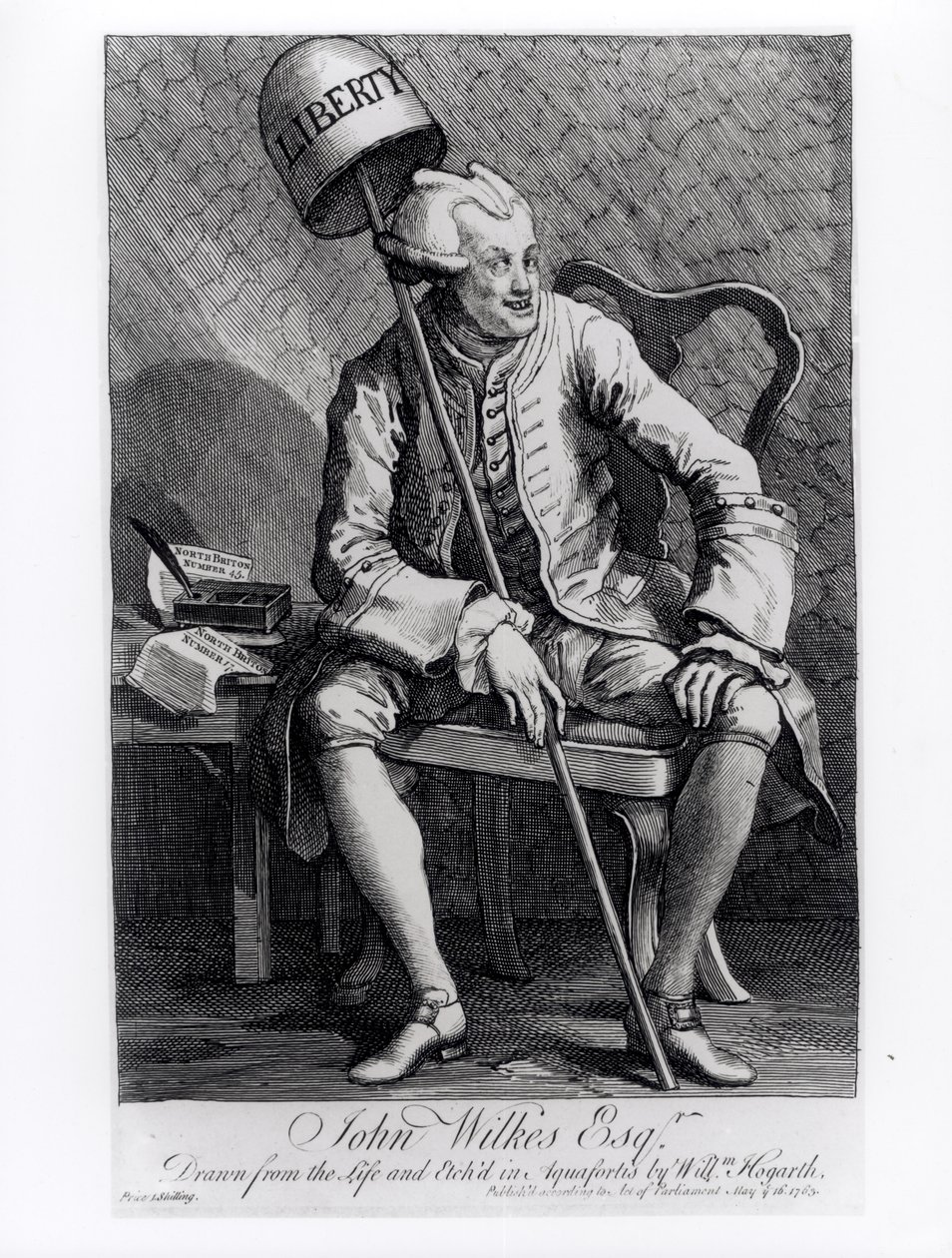 John Wilkes (1727-97) door William Hogarth