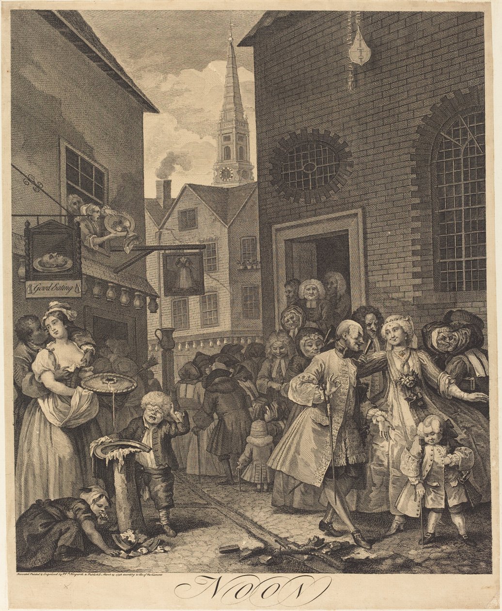 Middag door William Hogarth