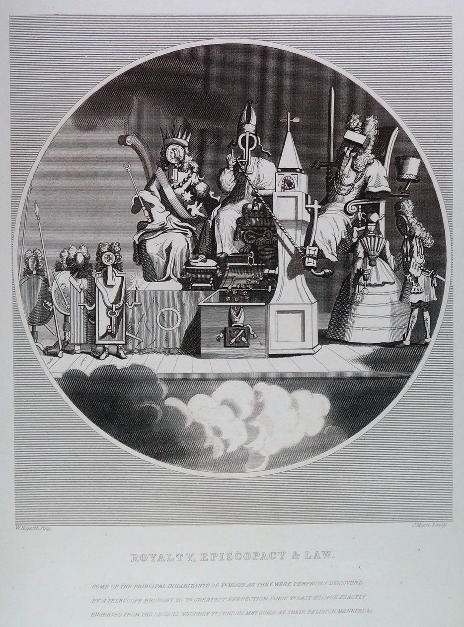 Koningschap, Episcopaat en Wet door William Hogarth