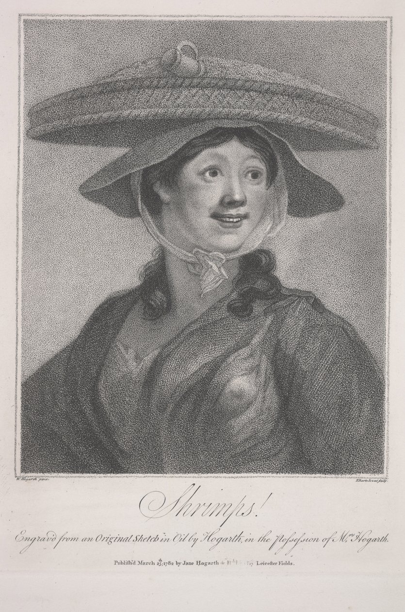 Garnalen! door William Hogarth