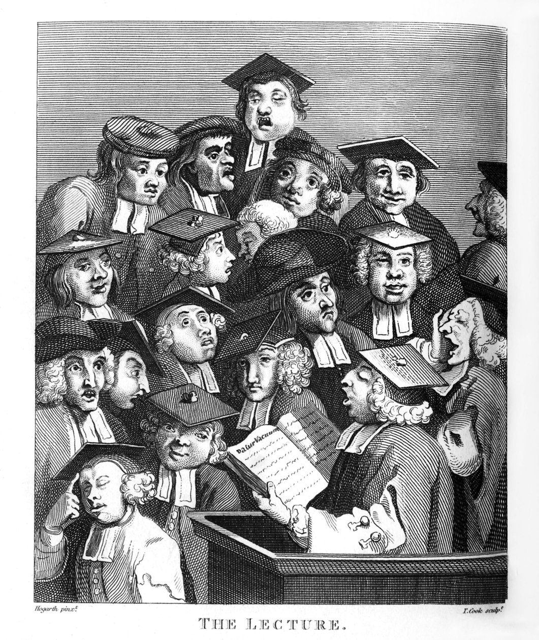 De Lezing door William Hogarth