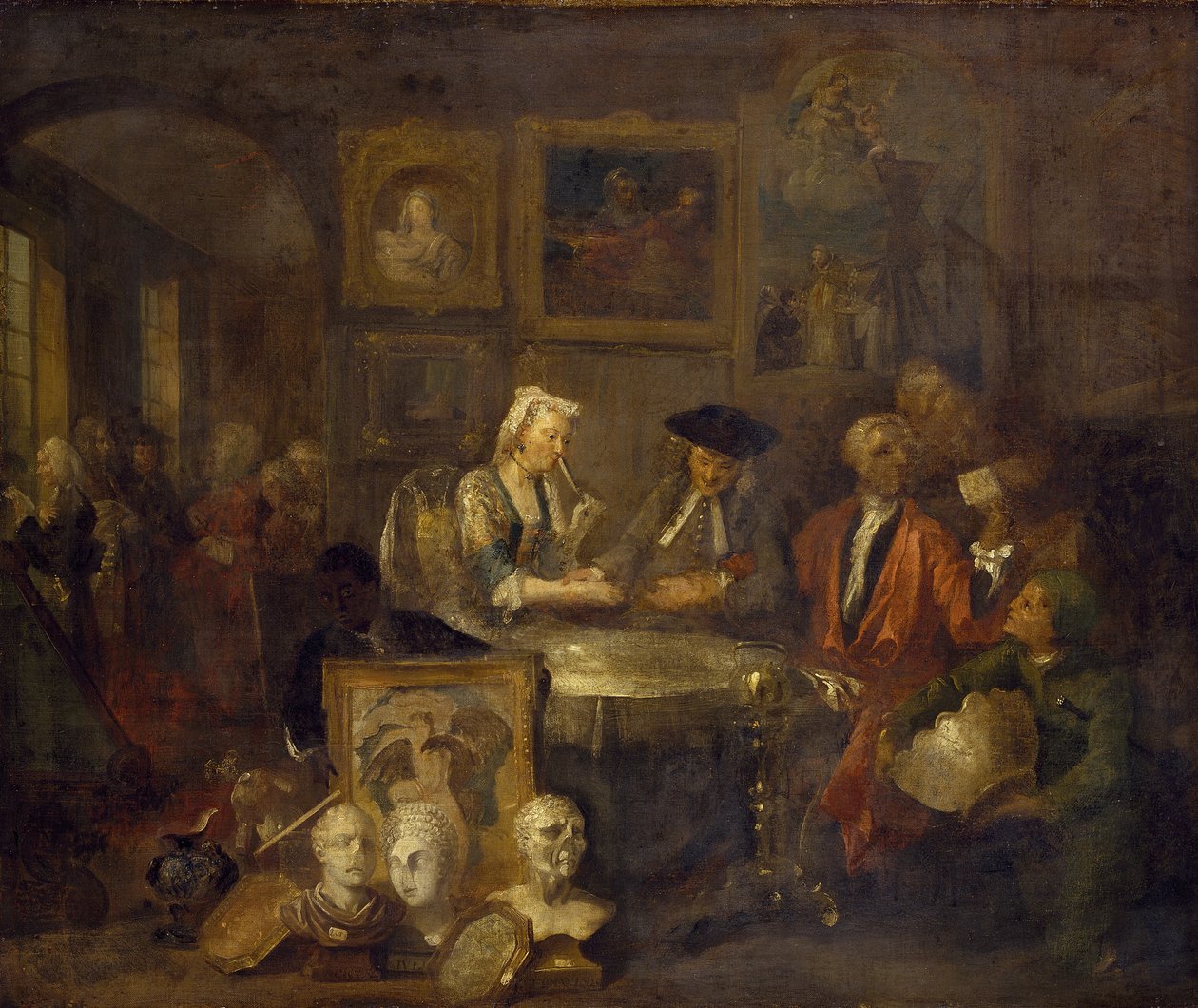 Het Huwelijkscontract door William Hogarth