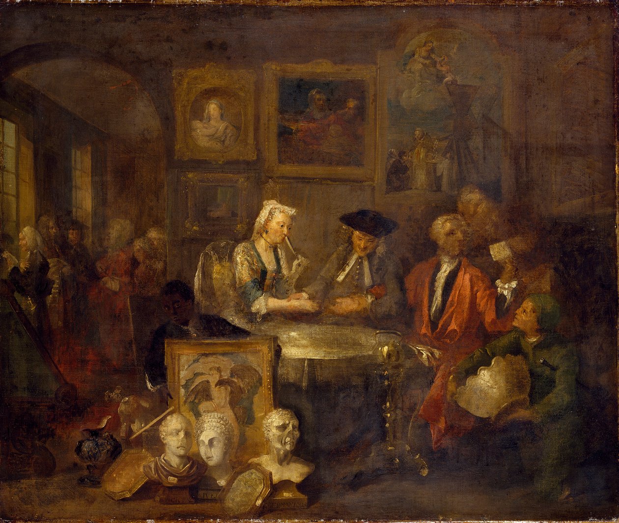 Het Huwelijkscontract door William Hogarth