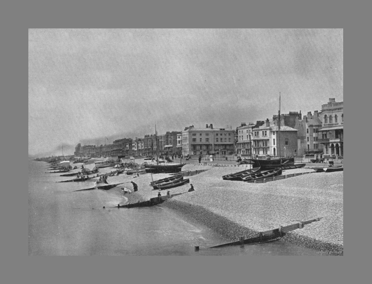 De Parade Worthing, ca. 1900 door William James Gardiner