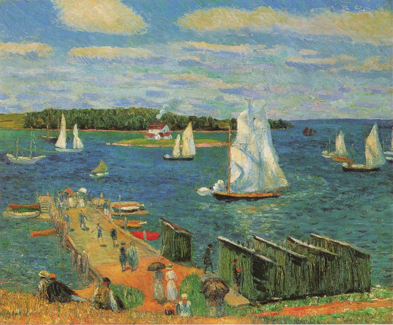 Mahone Bay door William James Glackens