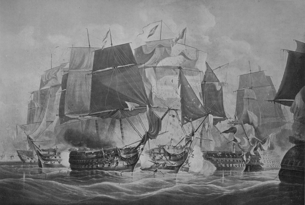 Trafalgar, ca. 1806 door William John Huggins