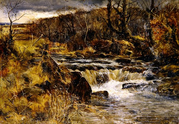 Forelbeek in Wales door William Joseph J.C. Bond
