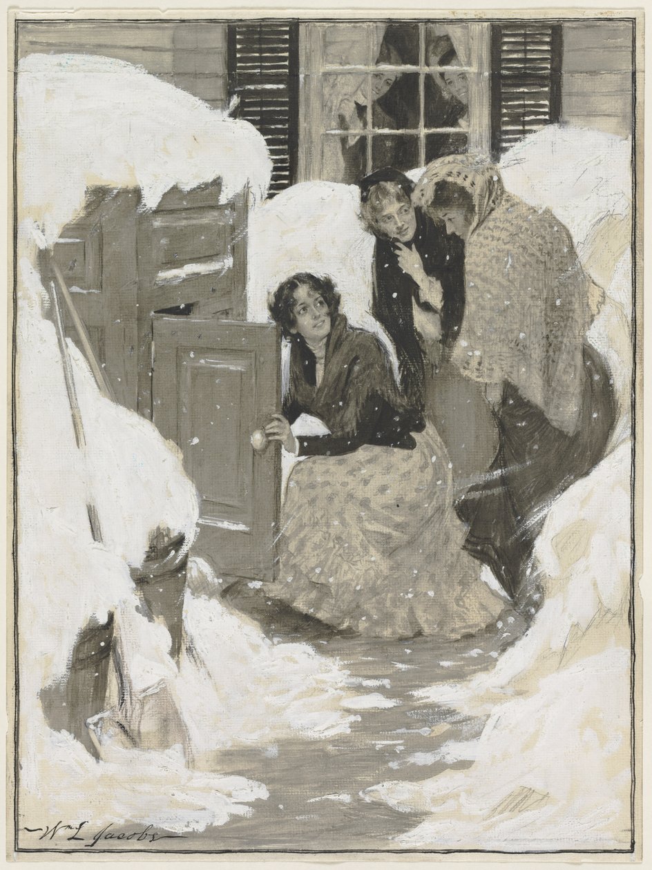 Schets voor een Boekillustratie door William Leroy Jacobs