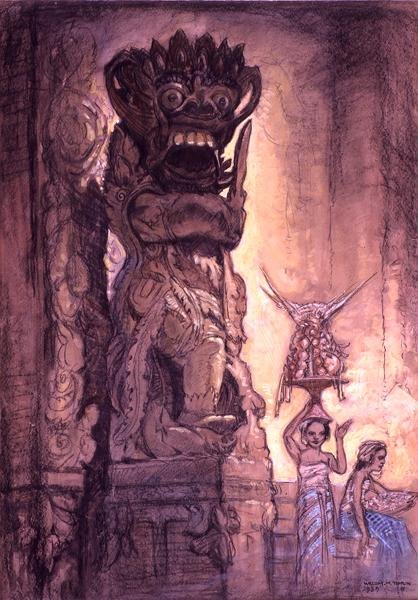 Bali door William M. Timlin