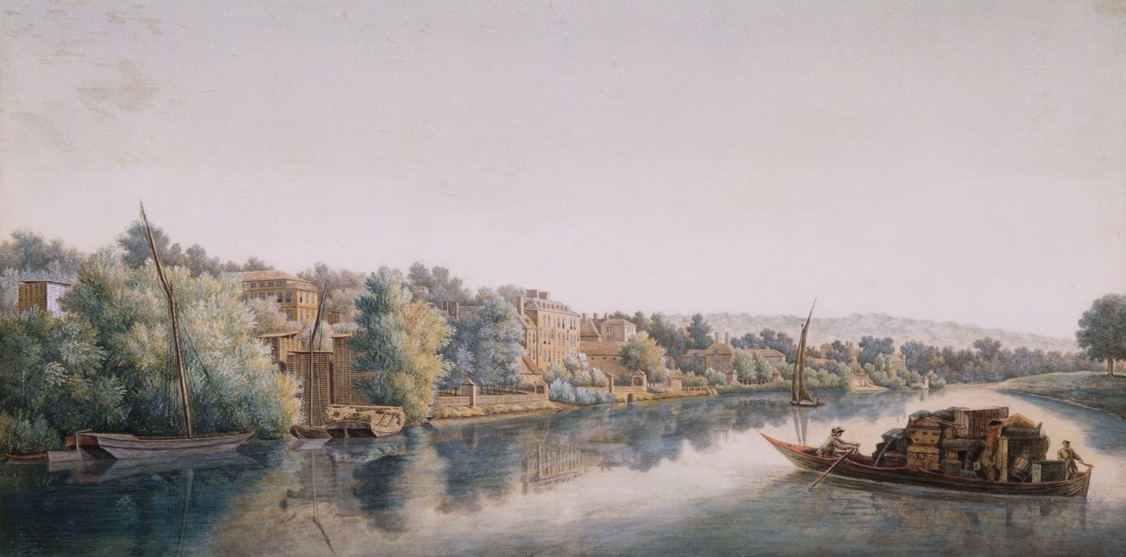 De Theems Bij Richmond, 1770-1780 door William Marlow
