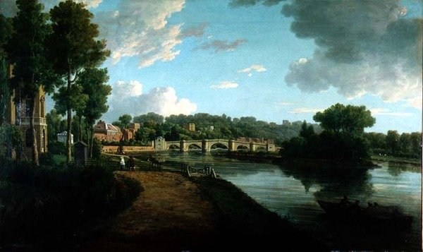 De Theems bij Richmond, Surrey door William Marlow