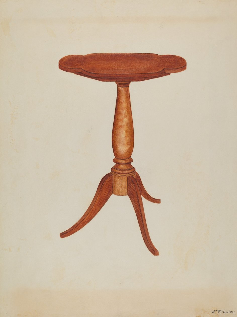 Kantelbare Tafel door William McAuley