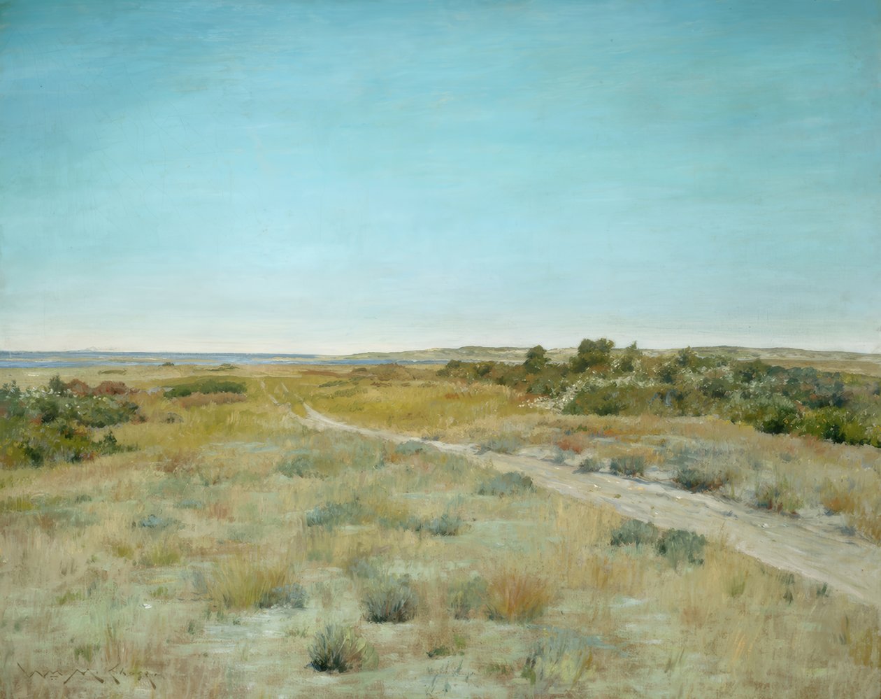 Eerste vleugje herfst door William Merritt Chase
