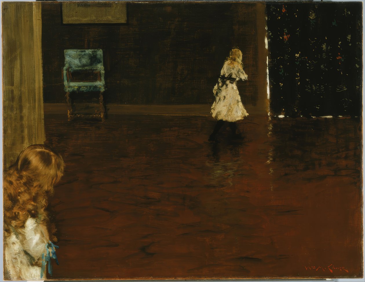 Verstoppertje door William Merritt Chase