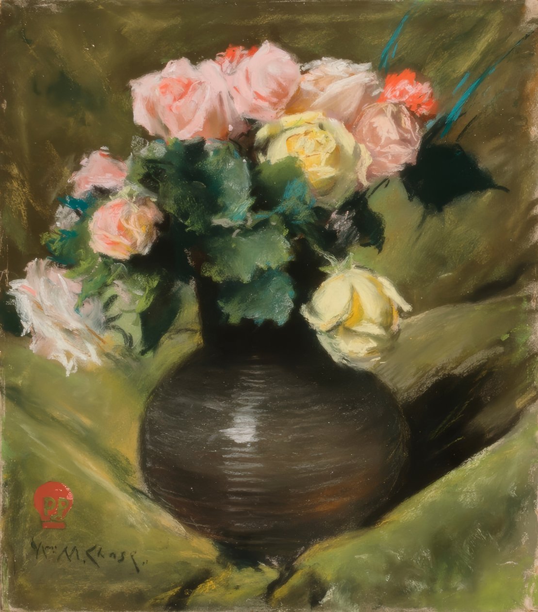Rozen door William Merritt Chase