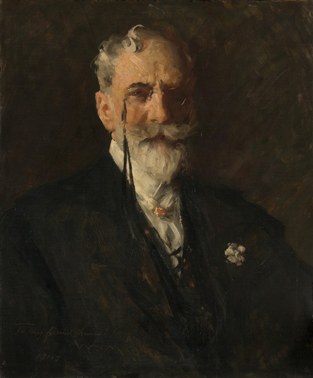Zelfportret door William Merritt Chase