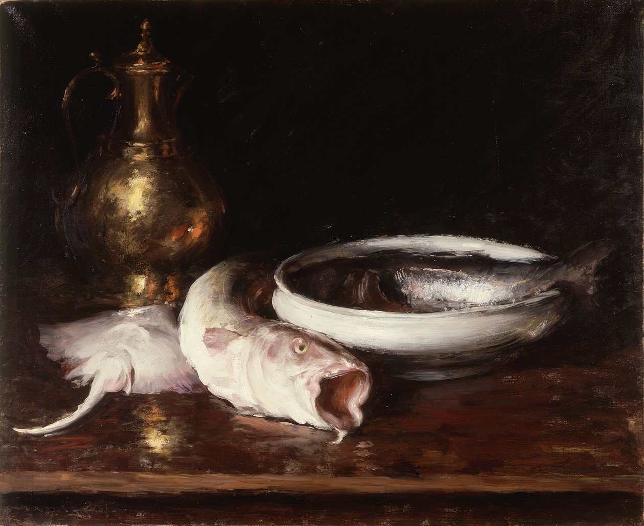 Stilleven, ca. 1913 (olieverf op doek) door William Merritt Chase