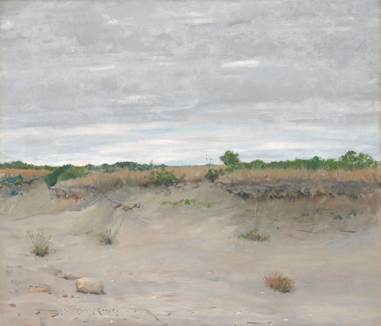 Windgeveegde Zanden door William Merritt Chase