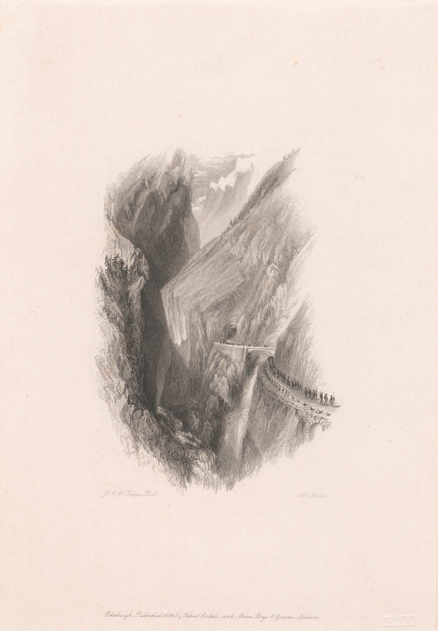De Simplon door William Miller